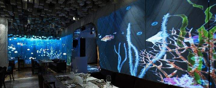 杭州宴西湖3D全息餐厅-博视界科技